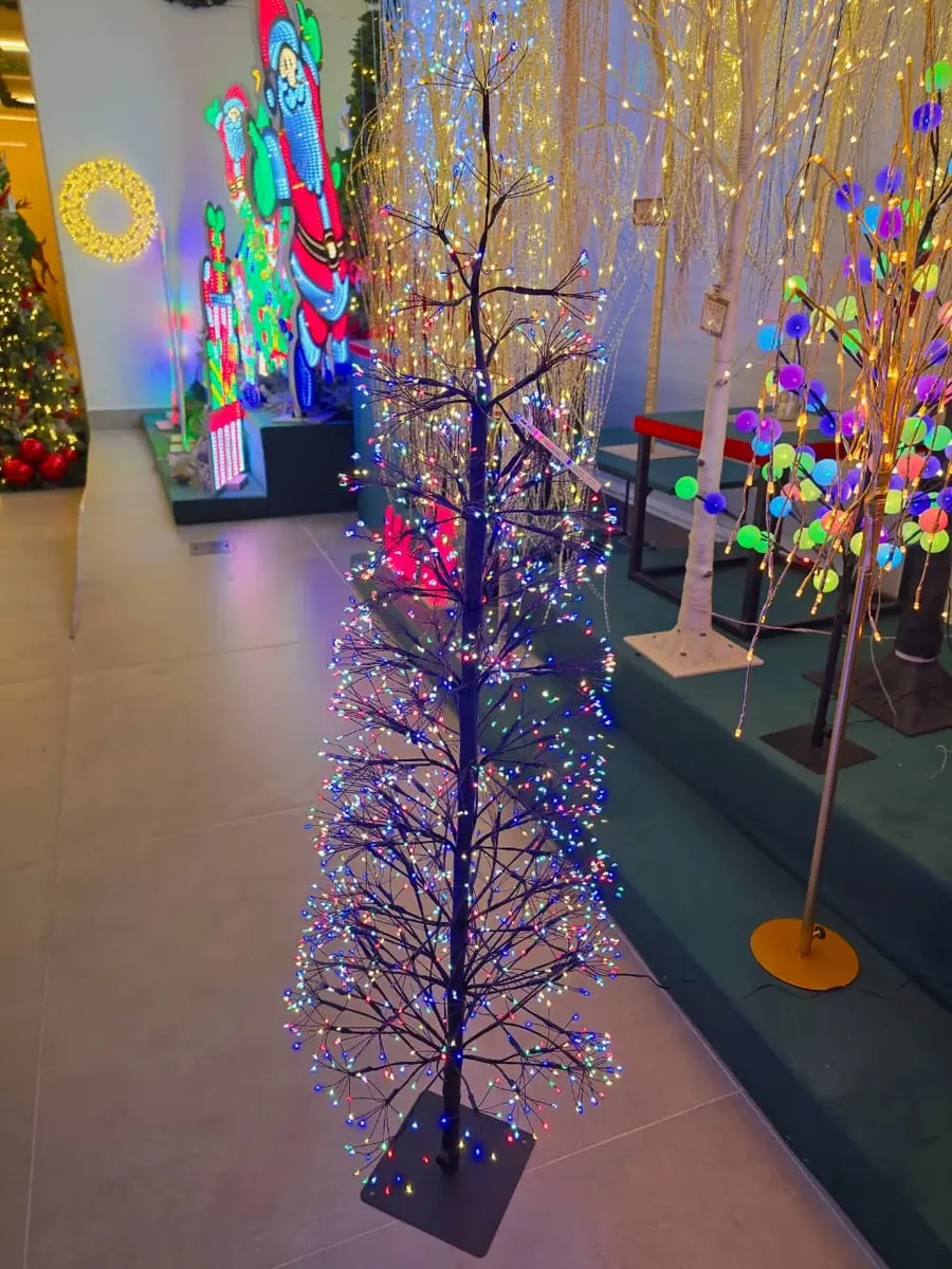 Árvore Fio de Fada Colorido 800 LEDs 8 Funções 80 cm